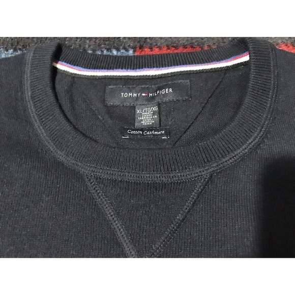 Vintage Tommy Hilfiger Cotton Cashmere sweater XL sportsman pwing Bear Golf Rlx - Picture 2 of 6